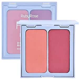 Duo de Blushes Mood Ruby Rose HB870 Cor 01 - VCTO: 09/2026 Atacado para Revenda