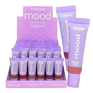 Ruby Rose - Gloss Labial Colour Lips Mood HB7201 - 36 Und Atacado para Revenda