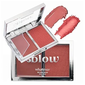 Blush Duo Cremoso e Pó Whatever Blow Ruby Rose HBM05 Cor 2 Shopping Day Atacado para Revenda
