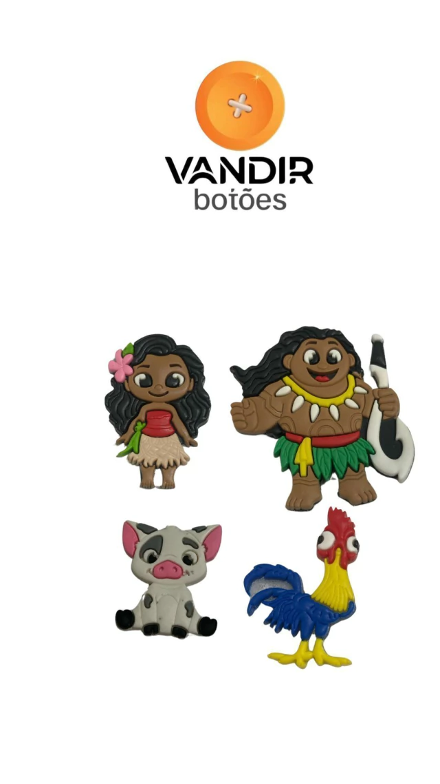Coleção Moana- Kit c/3 und Atacado
