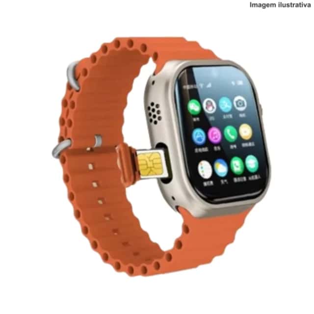 RELÓGIO SMARTWATCH 4G CHIP X9-CALL Atacado