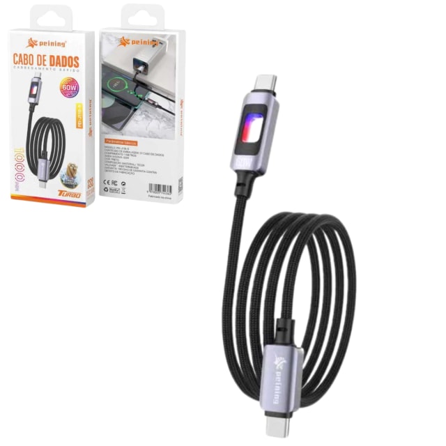 CABO DE DADOS TURBBO 1M TPC/TPC 60W PEI-J119-5 Atacado