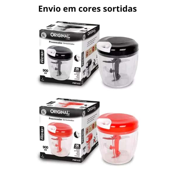 PROCESSADOR MANUAL 900 ML SL0238D SL0239 NA006 CRS-2593 Atacado