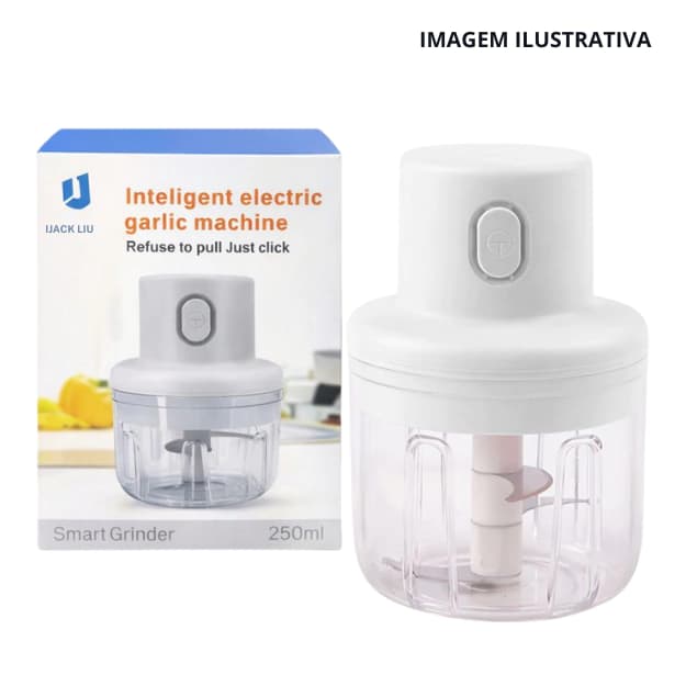 MINI PROCESSADOR ELETRICO 250ML SRQ-016 XDS-05 LEY-1937 FFJ-013 KB010 Atacado