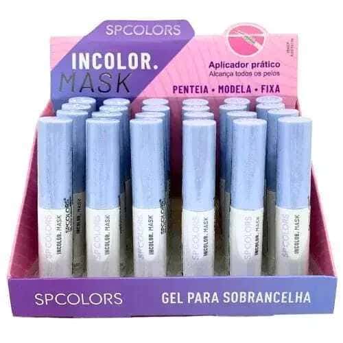 Box C/24 Gel para Sobrancelha SPCOLORS Atacado