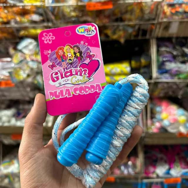 Kit C/6 Pula Corda Glam Brinquedo Atacado
