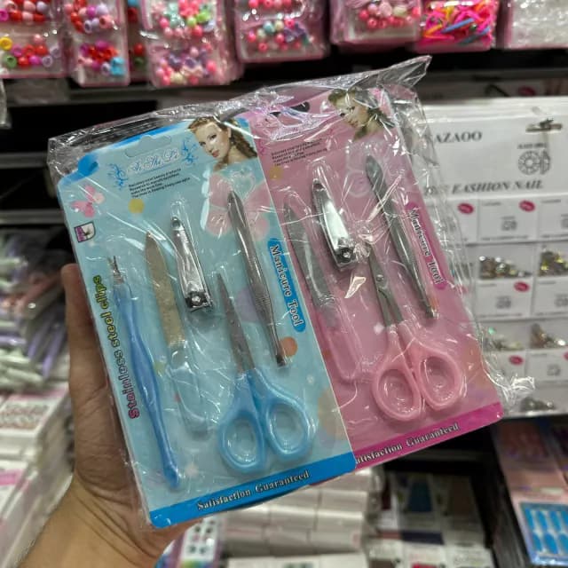 12 kits Manicure c/5 peças Atacado