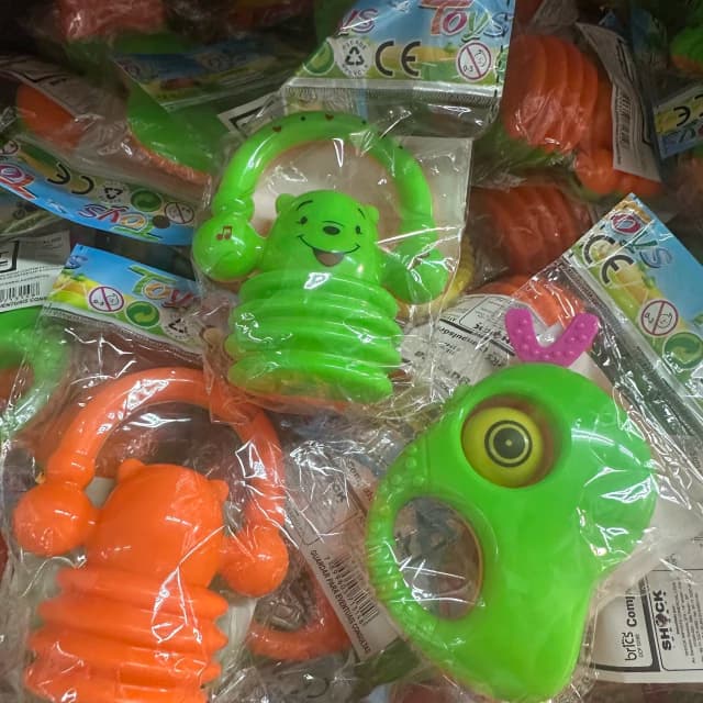 Kit C/12 Chocalho Infantil Sortidos Atacado