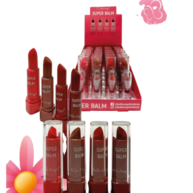 Box C/24 Lip Balm Labial Primavera (SUPER BALM) - Belle Angel Atacado