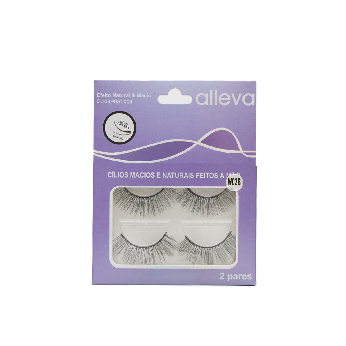 Cílios Postiços Par com 2un Mod.10-3 Alleva