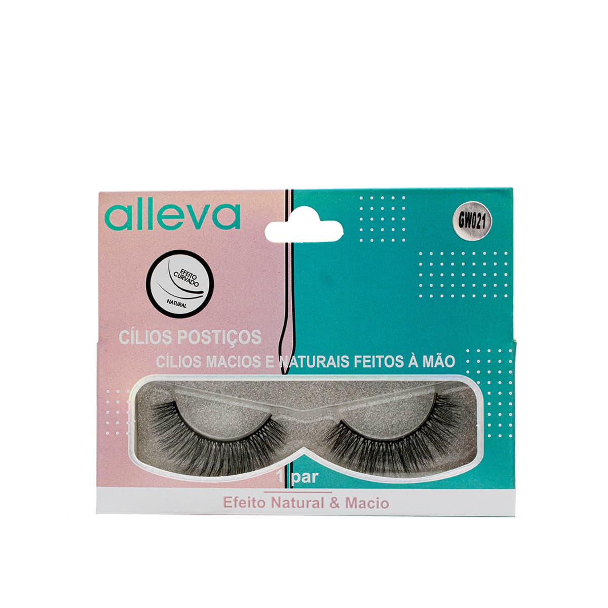 Cílios Postiços Par com 2un ModAl067-001 Alleva