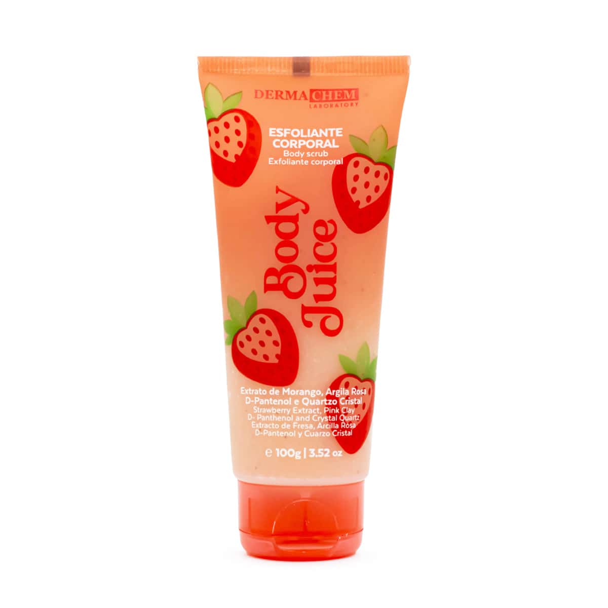 Esfoliante Corporal Morango 100g Dermachem