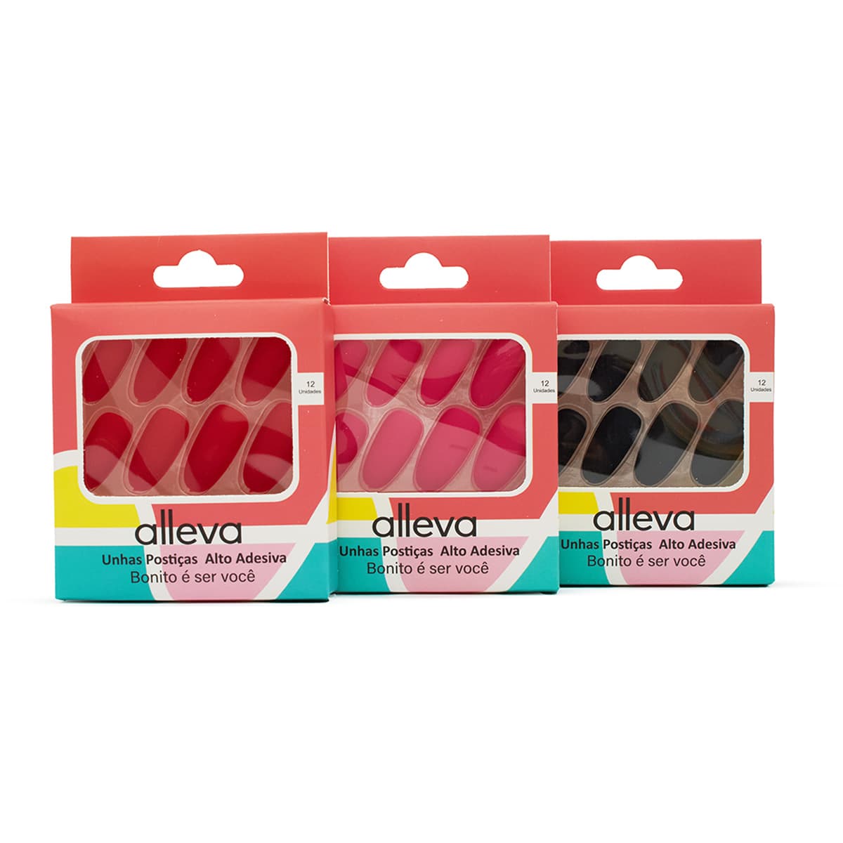 Unha Postiça Oval Mod. AL07-6-3 Alleva