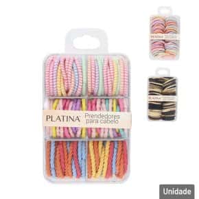Elástico de Cabelo 60 Peças de Tecido Sortidos Atacado