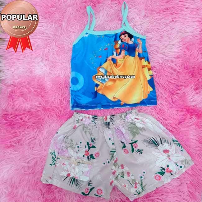 Conjuntos Infantil Sublimados 1 a 2 Anos Atacado