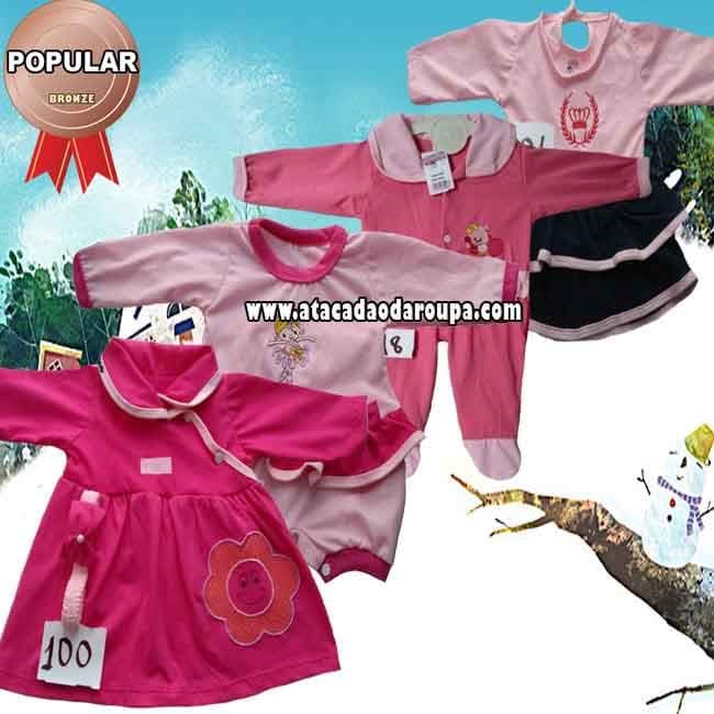 Conjuntos, Vestidos e Macacões Bebê Atacado