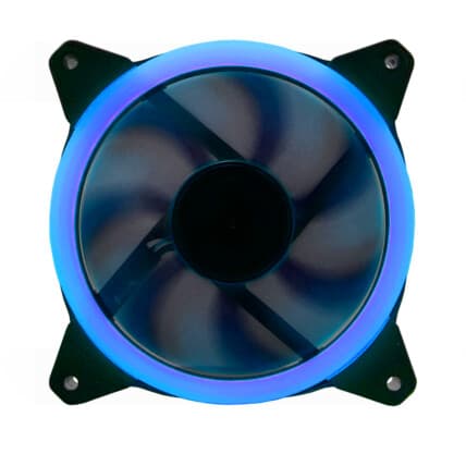 Cooler K-Mex 120mm Ring Led Azul - AF-Q1225A Atacado