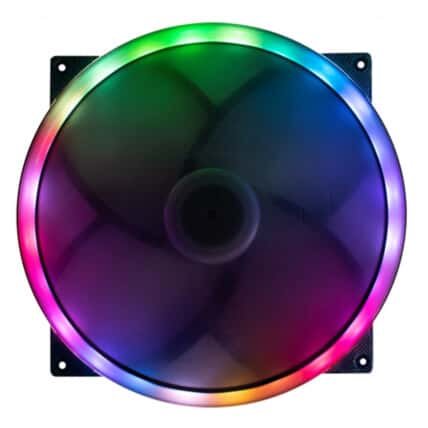 Cooler K-mex 200mm Led RGB Oscilante Rainbow - AF-CAG2 Atacado