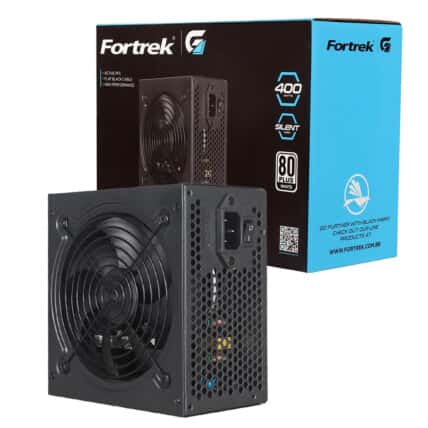 Fonte ATX Fortrek Black Hawk 400W 80 Plus White Bivolt Preto - 70458 Atacado
