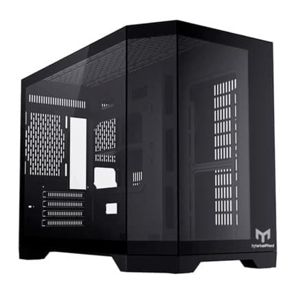 Gabinete Gamer Neptune PRO MetalRed M5 sem Fans Vidro Temperado - PRETO Atacado